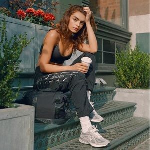 NWOT. KITH WOMEN K SPORT NYLON PANTS BLACK